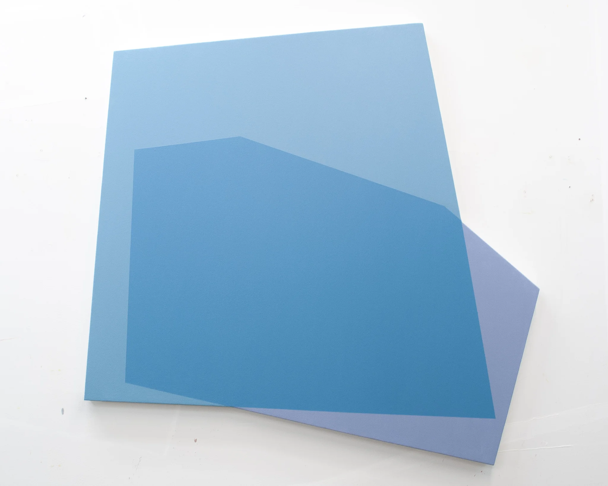 No. 02/19 2019 Acrylic on canvas 35 1/4 x 35 3/4 inches