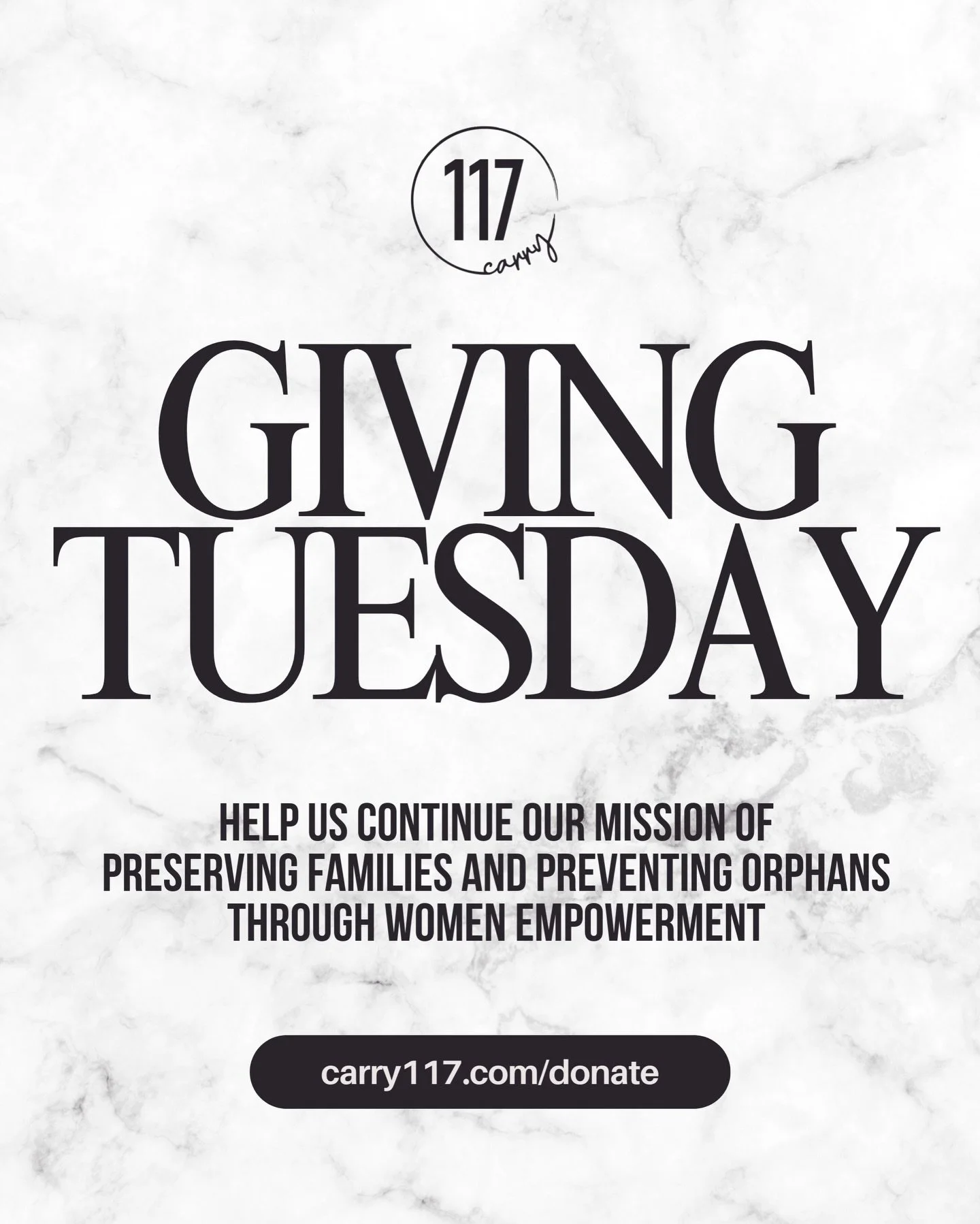 Today on Giving Tuesday, we&rsquo;re inviting you to help us continue our mission of preserving families and preventing orphans through women empowerment.

When a woman receives training, skills, and the chance to earn a sustainable income, everythin