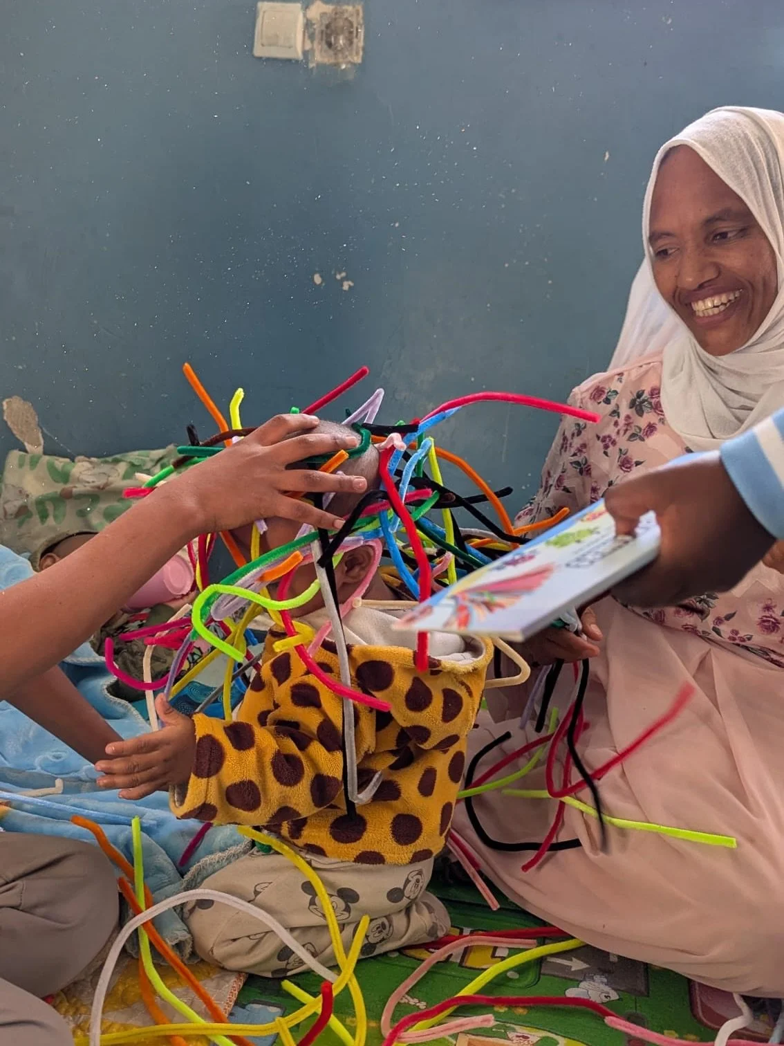 So grateful for the way our 117 nannies continue to grow and pour into the littlest learners.

A few weeks back, our nanny team was trained on a simple but powerful enrichment activity using pipe cleaners&mdash;turning play into learning through numb