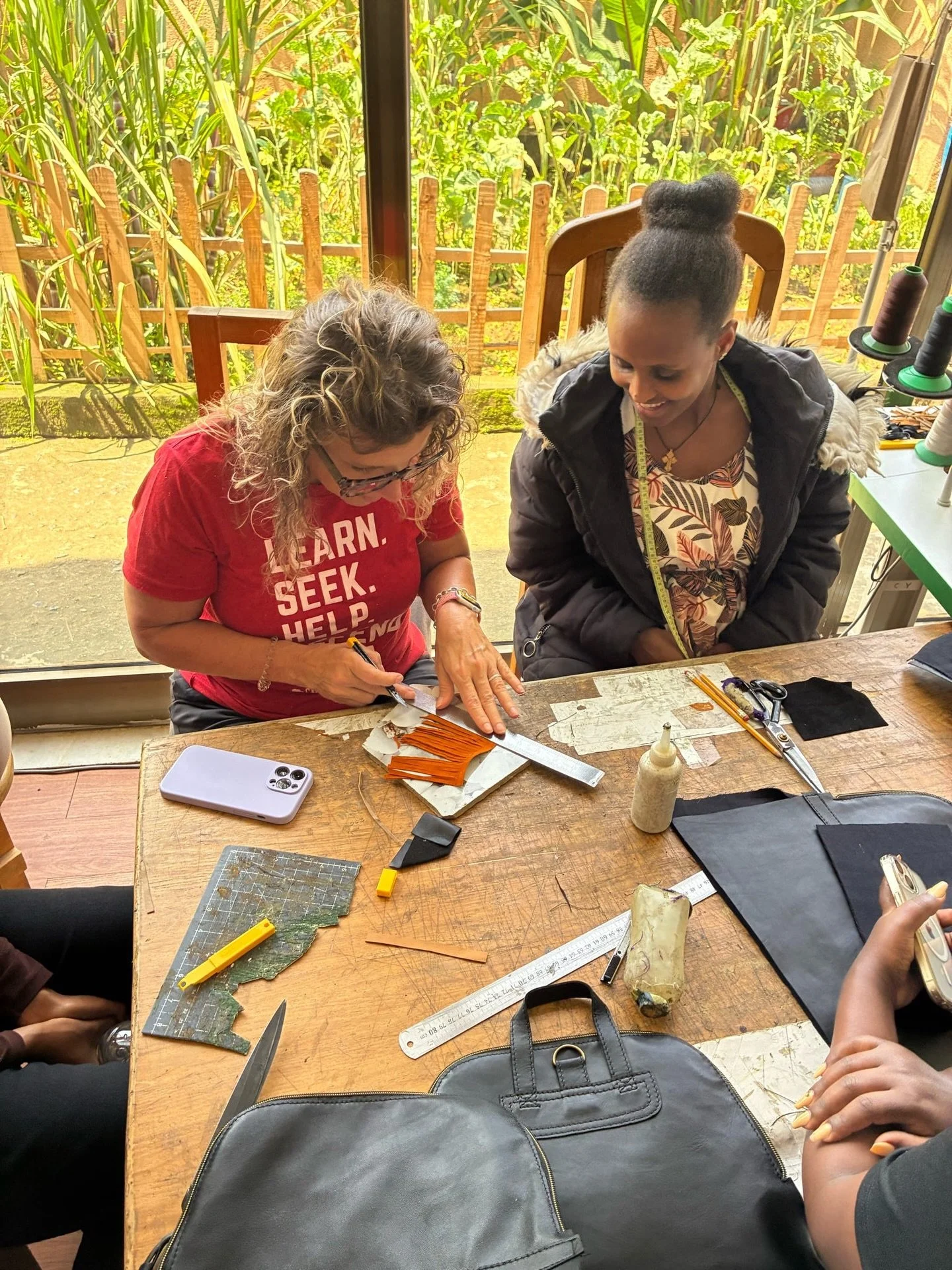 One of our favorite moments is watching the 117 women step into the role of teacher&mdash;passing on skills they fought hard to learn.

There&rsquo;s dignity in learning to do something for yourself.

There&rsquo;s transformation when you turn around