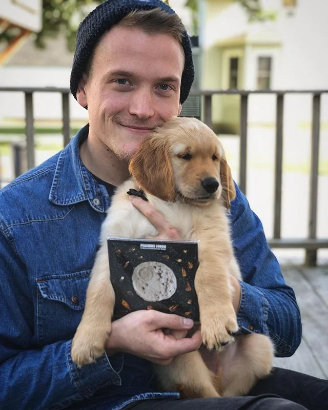 this is Hobbes and he wants to tell you the new @realfrankiemoon record is hot 🔥 fire 🔥!! As some of you know, Stan and I have been helping Mike and Dom rework these sing-along acoustic tunes to straight-up slappin jams. Grab a pre-order at the Ban