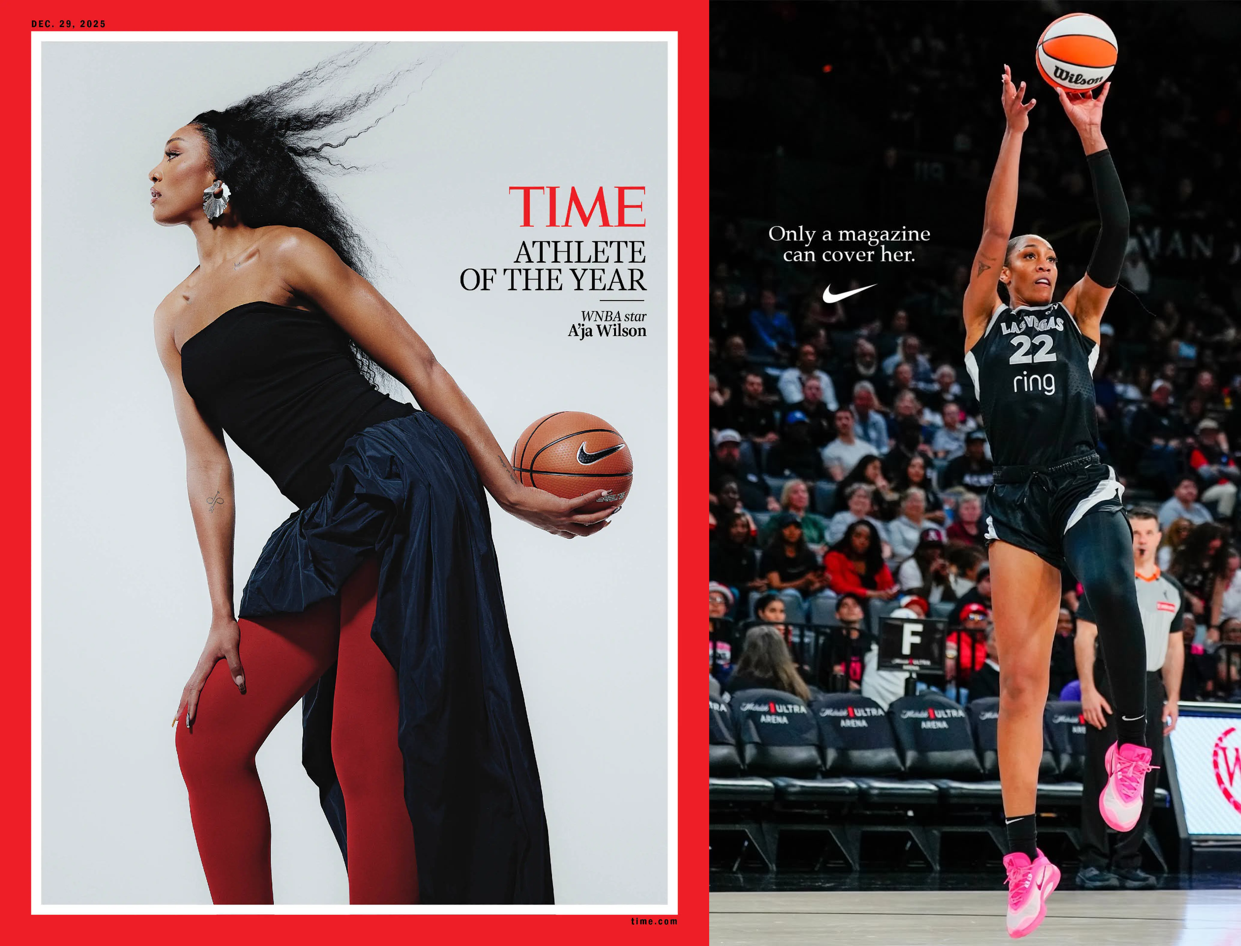 A'ja Wilson Athlete of Year - Nike Writer