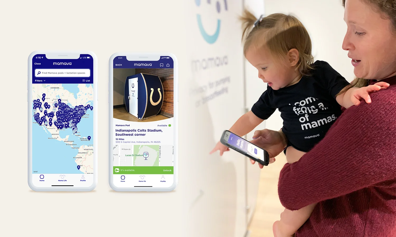 Find a lactation space, mama! ➜
