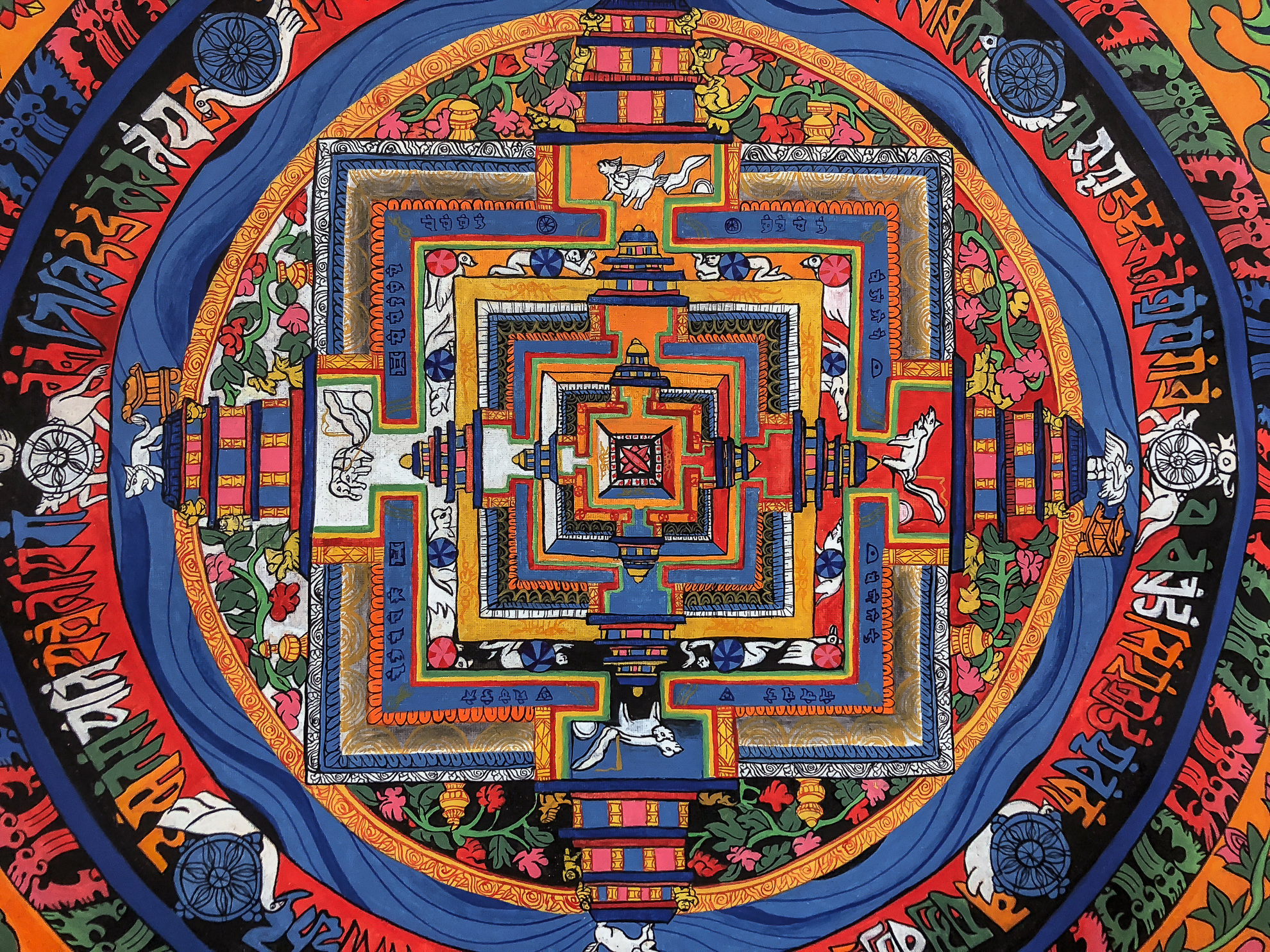 Kala chakra mandala / 時輪曼荼羅