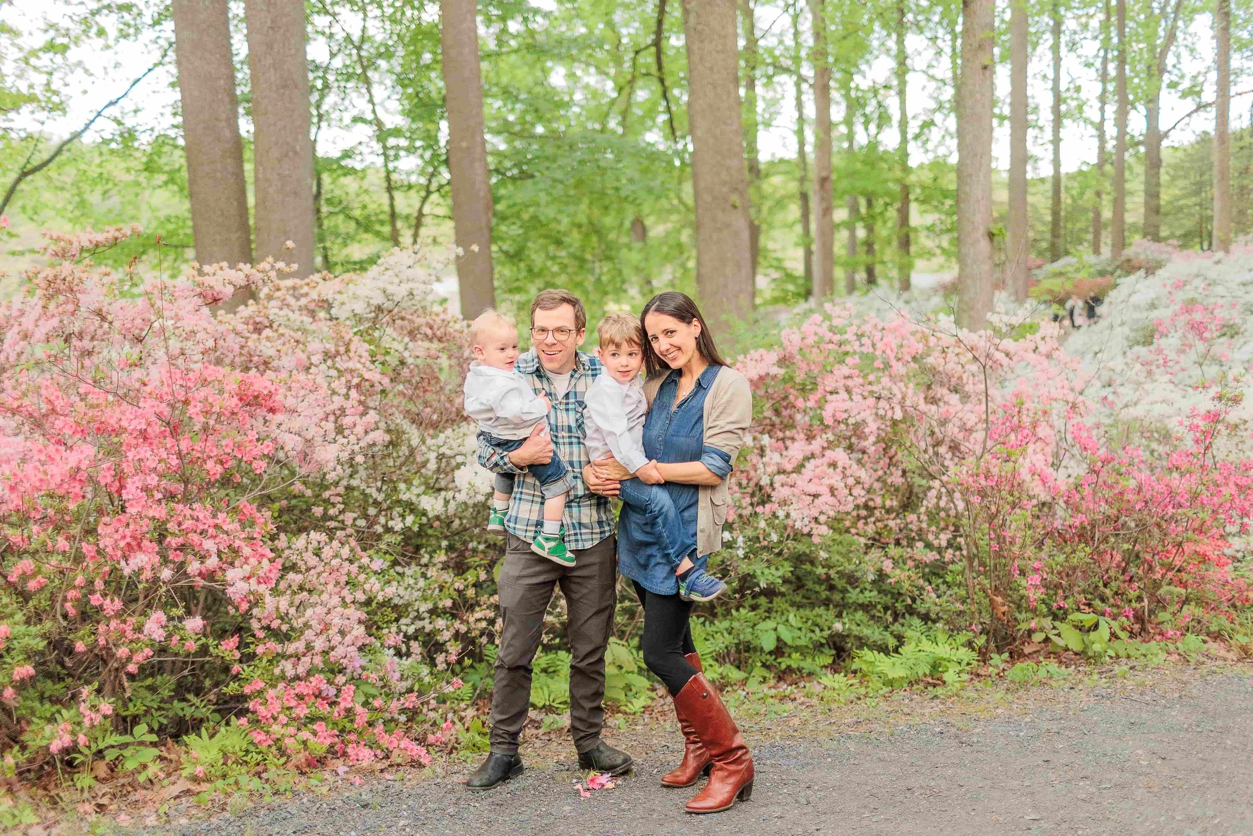 Howard County spring family portrait