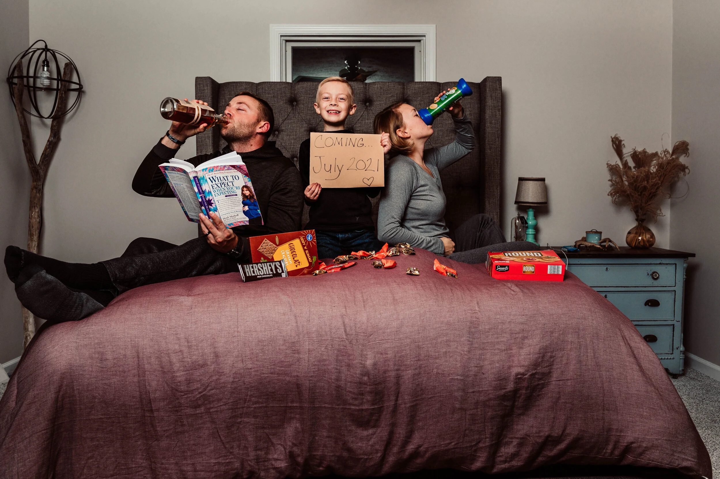 Self portrait...were pregnant!