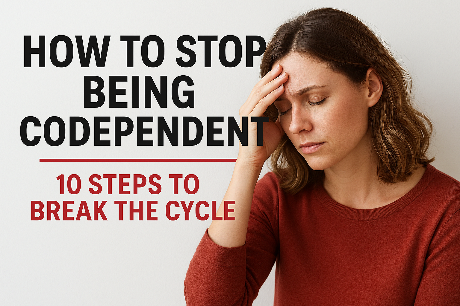 How To Stop Being Codependent: 10 Steps To Break The Cycle