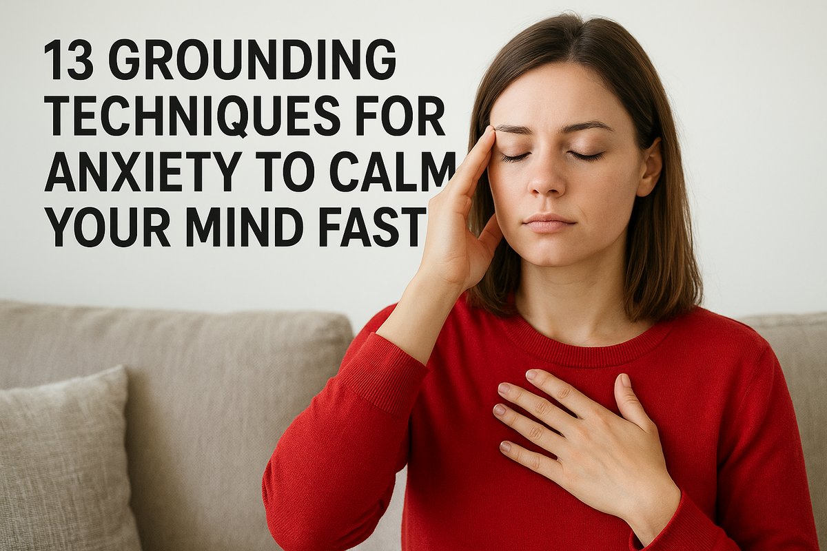 13 Grounding Techniques for Anxiety to Calm Your Mind Fast