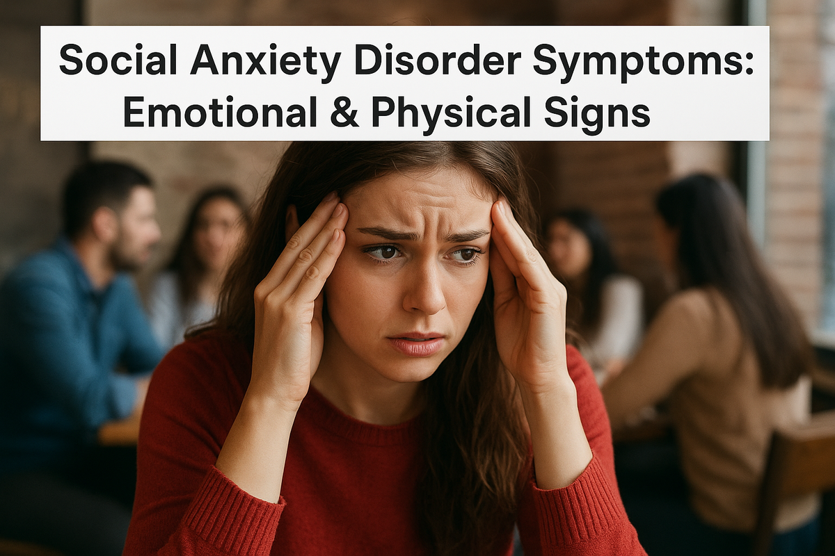 Social Anxiety Disorder Symptoms: Emotional & Physical Signs