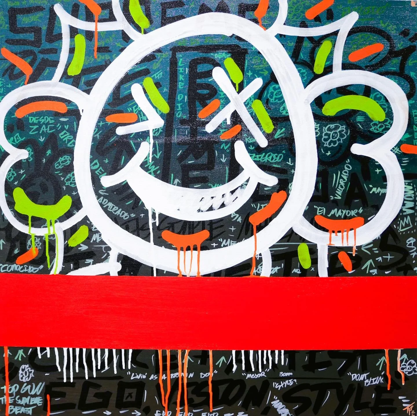 Ego EGO! Sometimes it&rsquo;s hard to be righteous, sometimes it&rsquo;s hard to be humble, sometimes it&rsquo;s hard to do right. But art will always be by my side! This is meant to represent the power and passion that I see myself during the proces