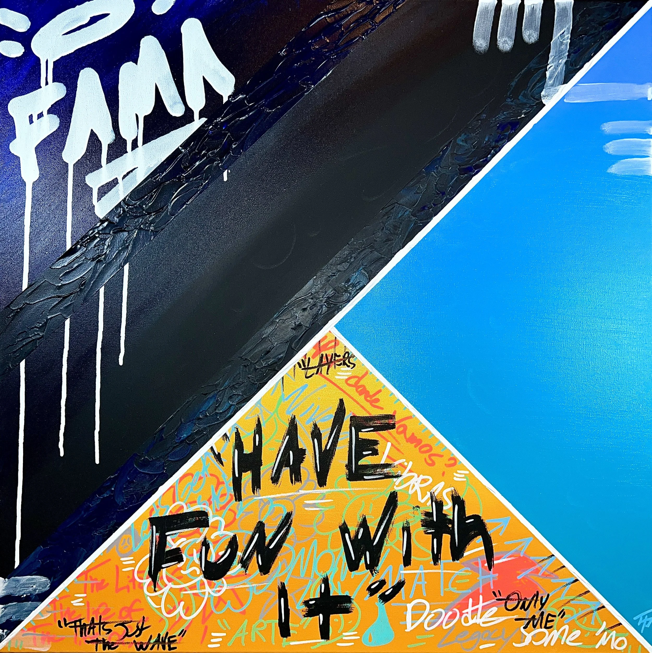 FAMA - 24" x 24" Original Painting by StarStormTito