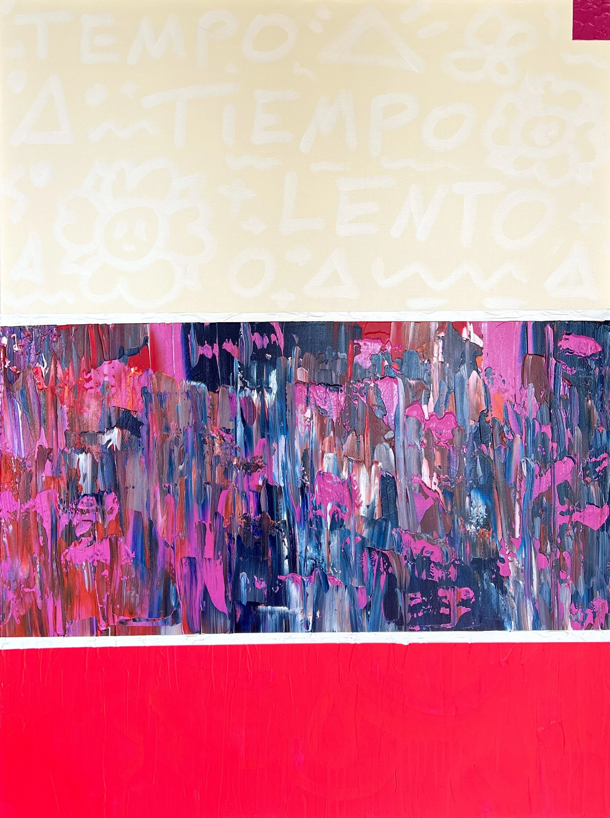 "Tempo Tiempo Lento" 30" x 40" Original Painting by StarStormTito