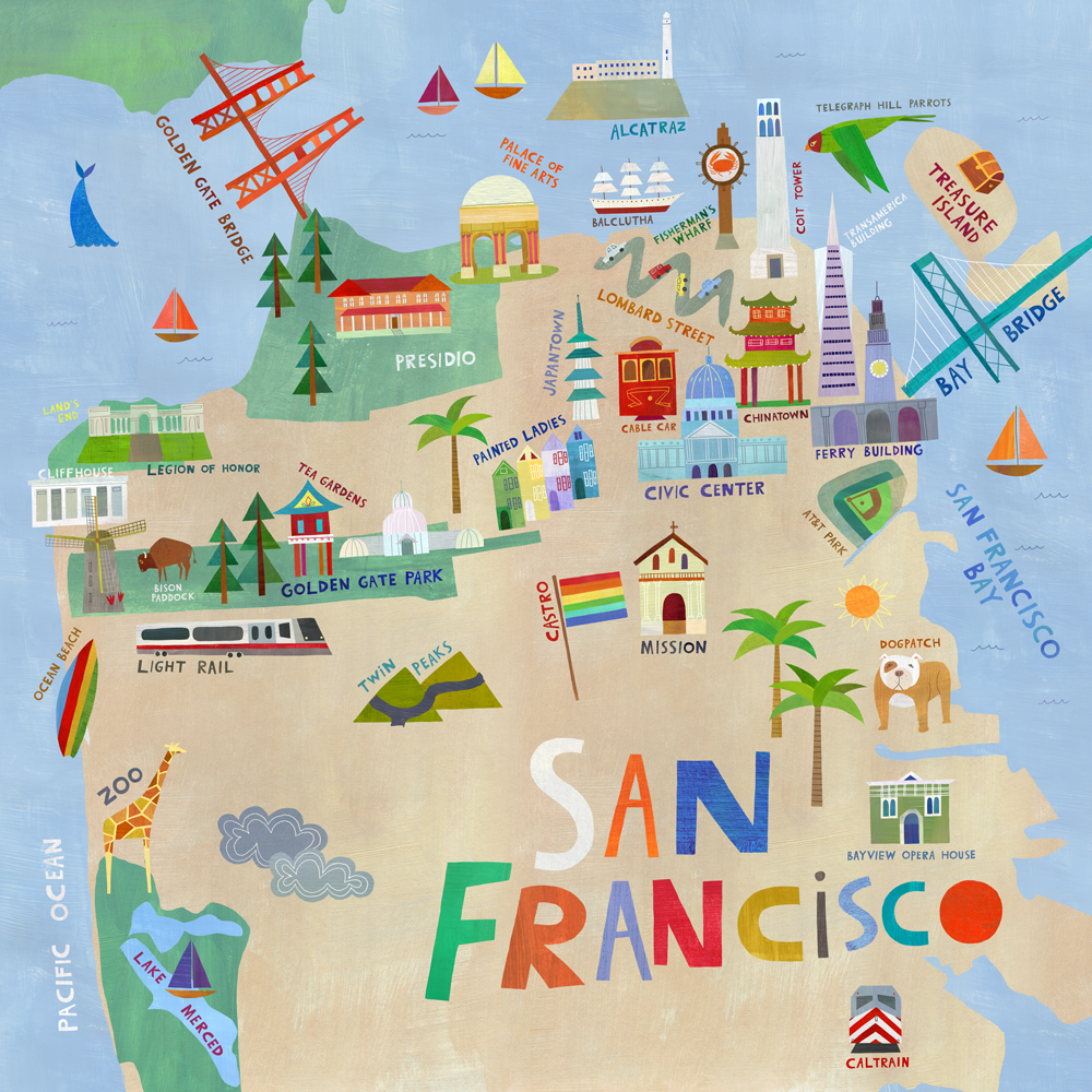 san francisco city map