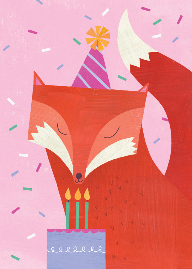 Sweet Birthday Fox