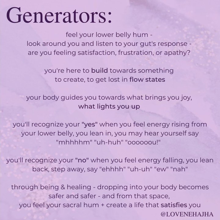 🎙I wrote &amp; recorded love note for all the Generator&rsquo;s out there 🌺 listen/read/receive now. 

Bonus love note: a periodic plateau is a part of your process. You create &amp; create &amp; create - and then you hit a point where nothing sati