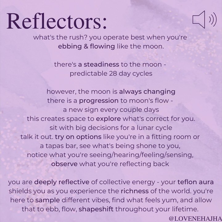 🎙I wrote &amp; recorded love note for Reflector&rsquo;s 🔮 listen/read/receive now. 

Share this with your favorite Reflector(s)!! Tag them in the comments below ✨

Bonus Love Note: Reflector&rsquo;s - You are the rarest type in Human Design, approx