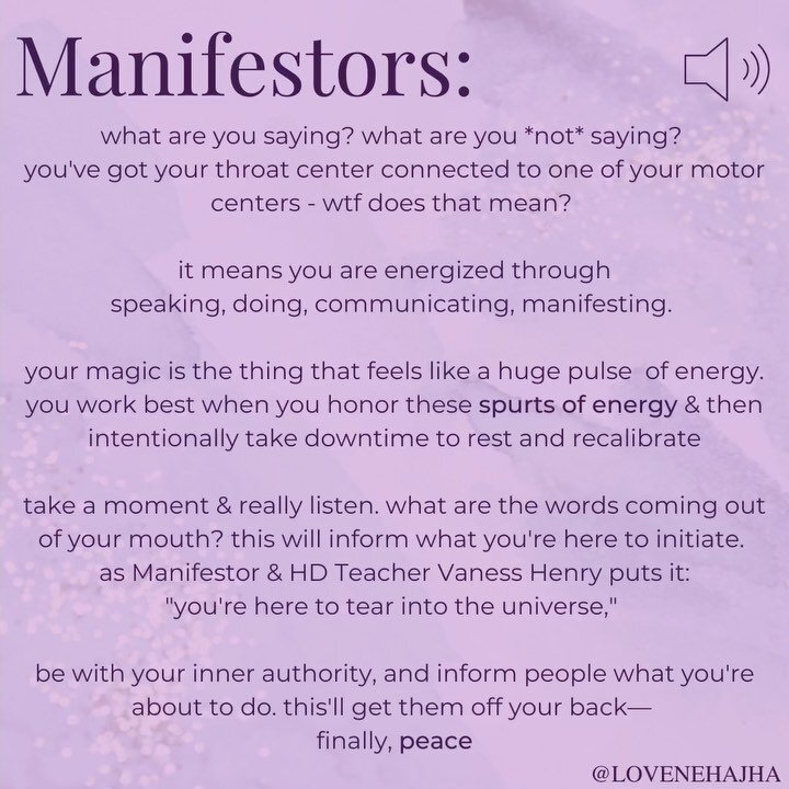 🎙I wrote &amp; recorded love note for Manifestor&rsquo;s 🔮 listen/read/receive now. 

Bonus Love Note: Manifestor&rsquo;s - There&rsquo;s just so much I want to say to you. 

I&rsquo;ve had an influx of Manifestor clients in the past couple months,