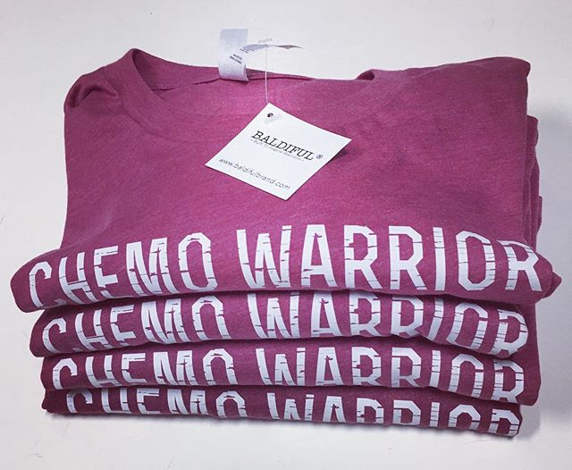 Chemo Warrior tees headed to @battleboutique to inspire #warriors. 💓💪🏼They are open for shopping on Fridays 10-5 and Saturdays 10-4.
