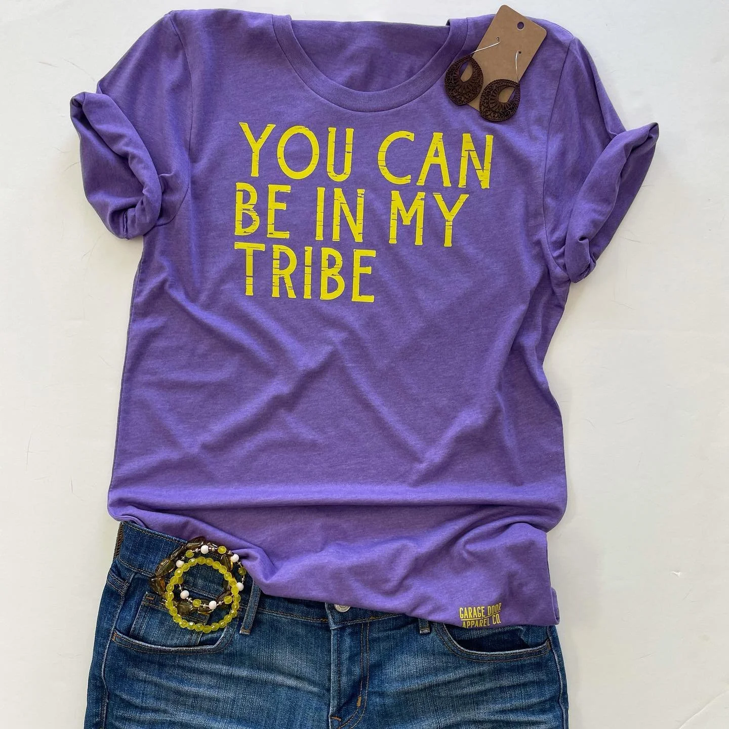 You can be in my tribe 💛 Order at garagedoorapparelco.com #tribe #support