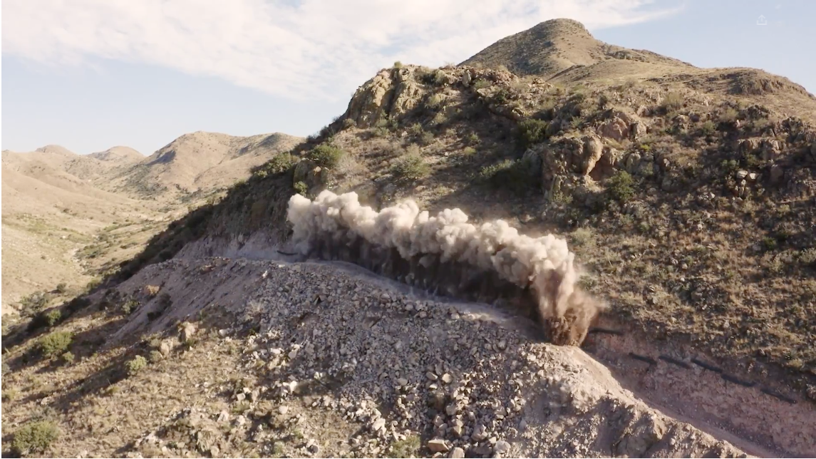 The Ecological Destruction from the Border Wall, in “American Scar”