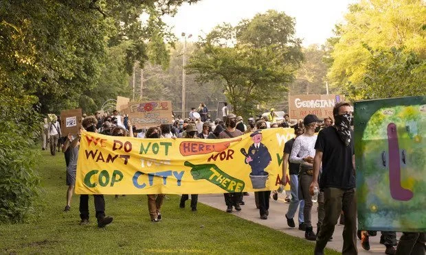Cop City protesters charged with racketeering as Georgia takes hard line