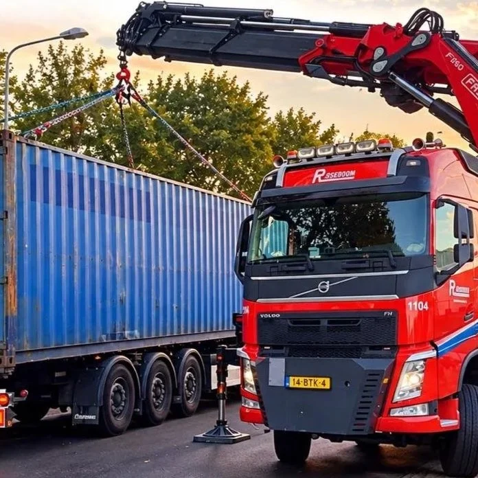 Finally at sea: hospital equipment heading for Tanzania