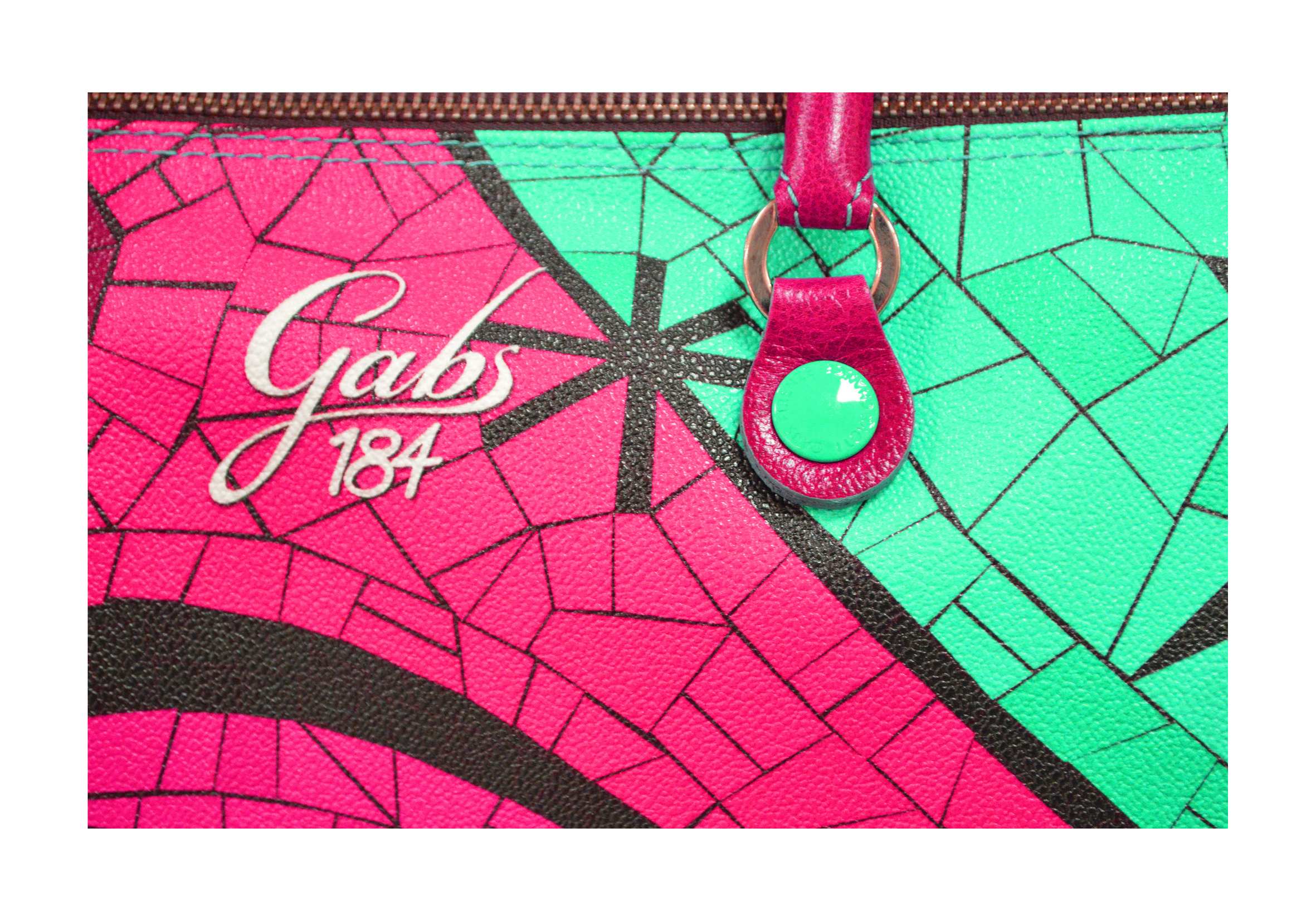 This Old Bag - Pink and Green