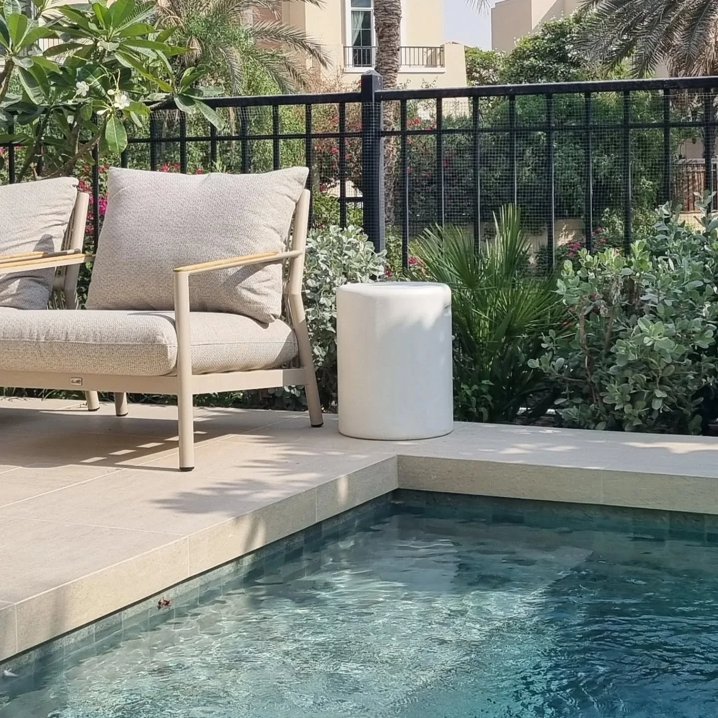 From outdated to outstanding &mdash; the kidney-shaped pool is gone, replaced with a sleek square design, and this compact, lake-facing garden is now a serene, contemporary retreat.

Every element was designed to maximise space, frame the view, and c