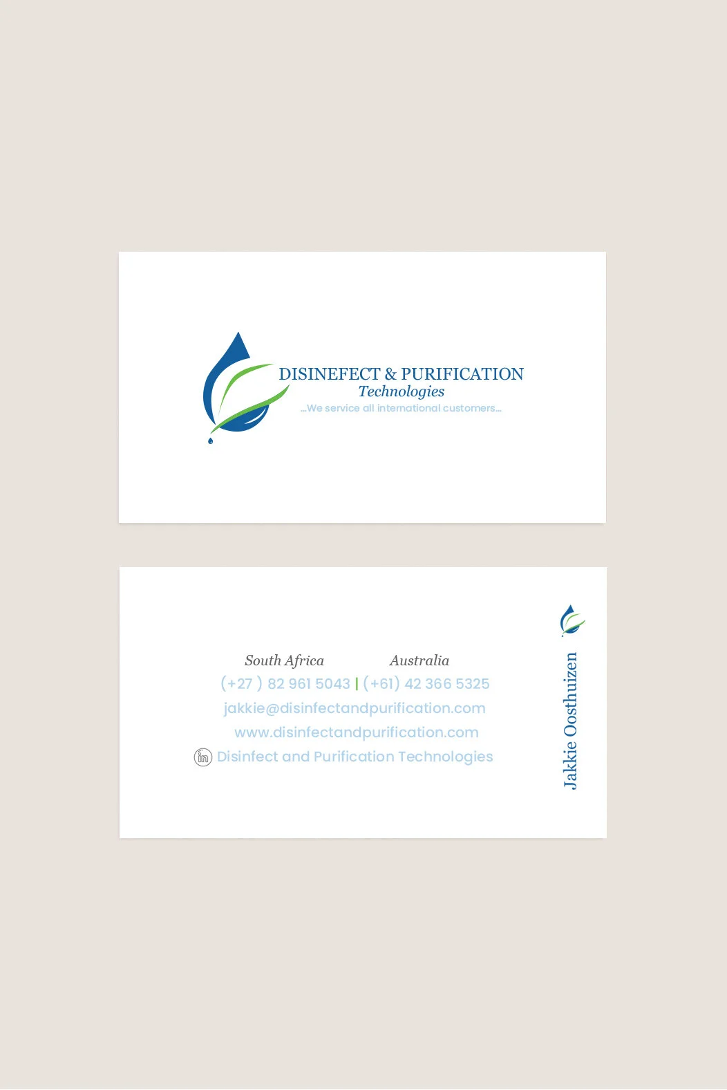 Business Card :Front &amp; Back
