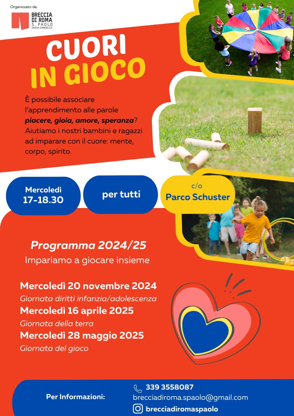 Cuori in gioco - impariamo a giocare insieme!