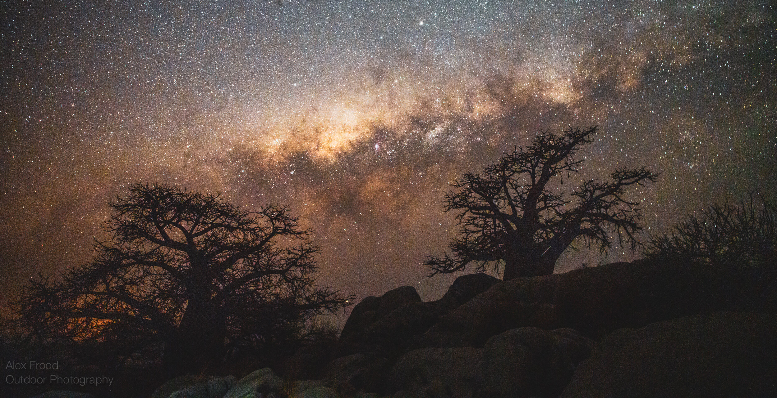 Milkyway at Kubu Island, Botswana