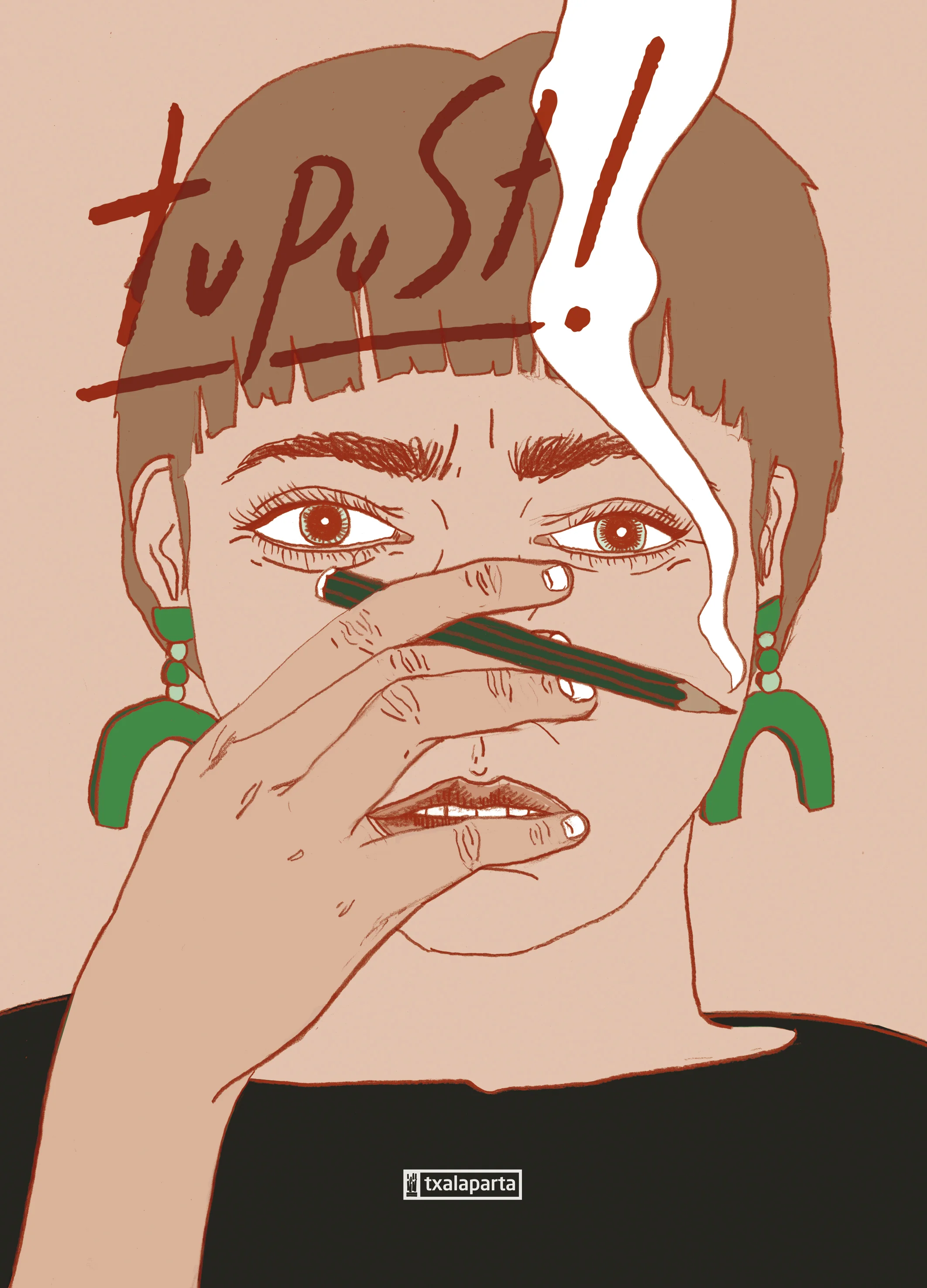 Tupust collective comicbook’s cover, 2018