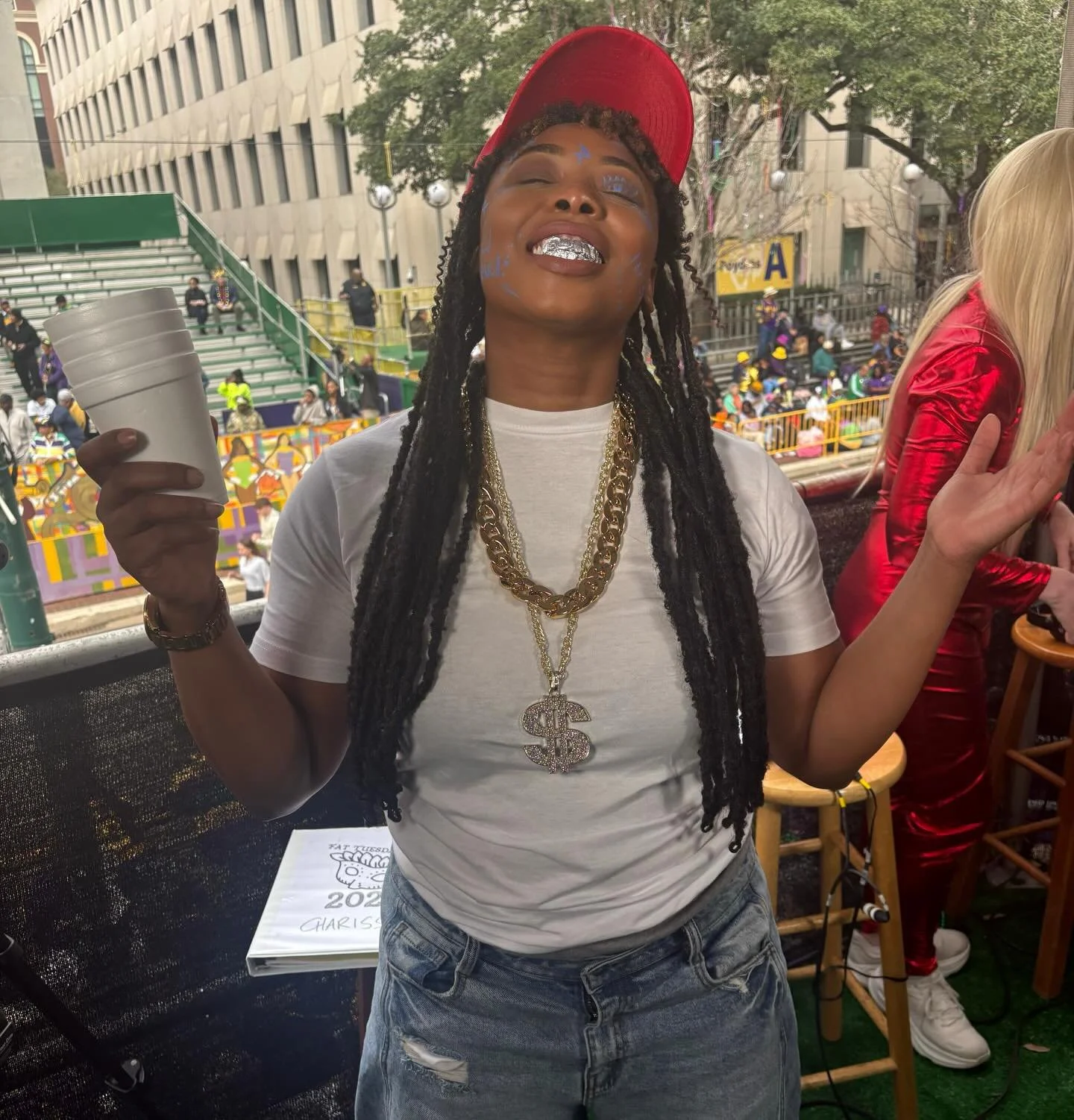 Happy Mardi Gras, y&rsquo;all! From WEEZY F BABY, BRITNEY SPEARS AND VINCE VANCE!! @wwltv