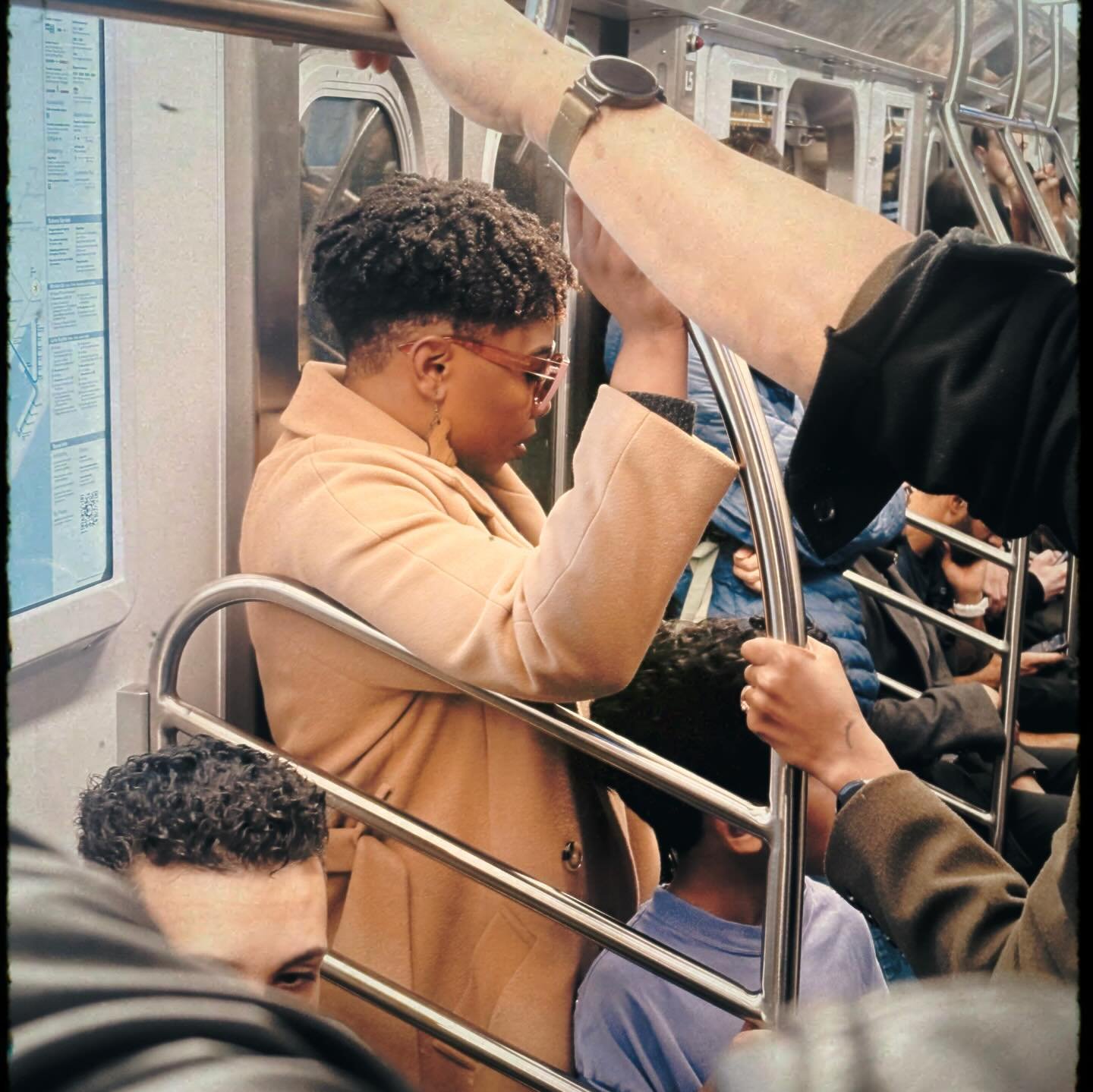 The woman (&amp; her nephew) on the train.

📸: @itsjamesterrell