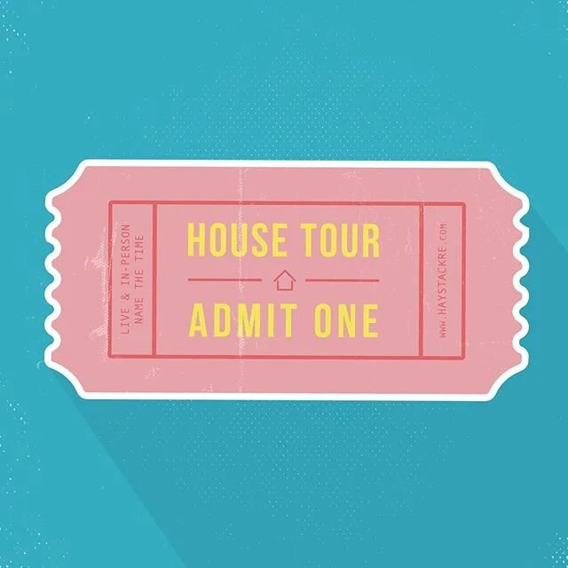 We scored some extra tickets to the hottest show in town this weekend. House Tours LIVE and in-person all weekend long! Who wants one? 😏🔥🎟