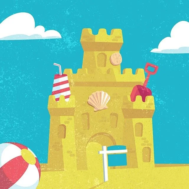 HAY! 👋 Summer&rsquo;s officially here...which means it&rsquo;s a great *Sea-Sun* to sell your house! (or sand castle) 😏🏖🏰 .
.
.
#realestate #sandcastle #summer #realtor #realestateagent #greenvillenc #emeraldislenc #atlanticbeachnc
