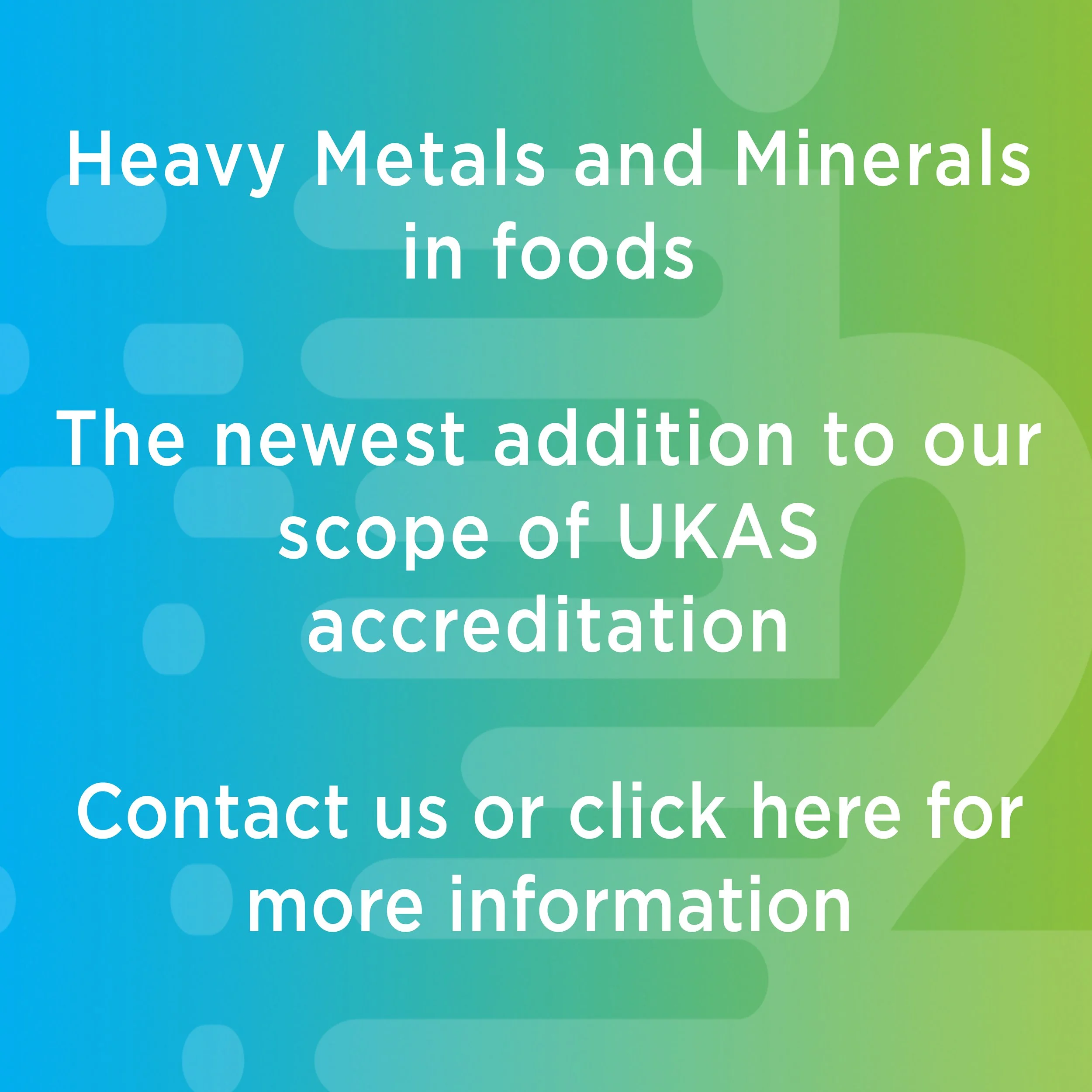 Heavy Metals and Minerals in foods