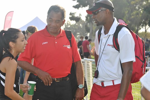  Pictured with my former assistant coach Ron Davis who was the national Olympic coach for Nigeria for 19 years, and is currently the national Olympic coach for Tanzania   