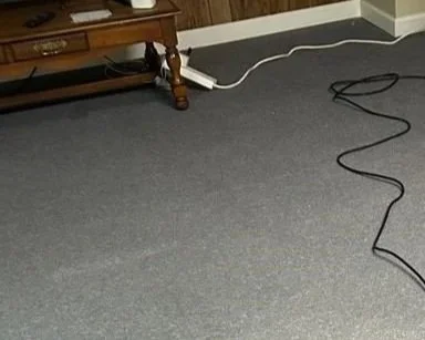 Living room carpet after ServiceMaster