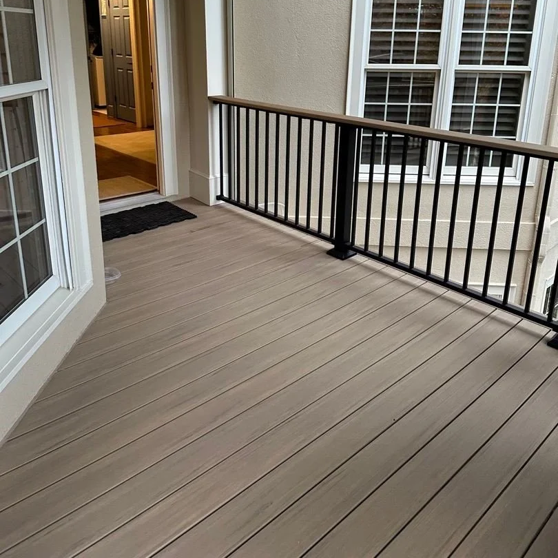 ServiceMaster soft wash of porch walls and floor