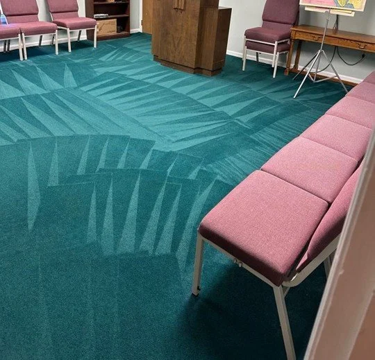 ServiceMaster cleaning of Prayer Chapel carpet
