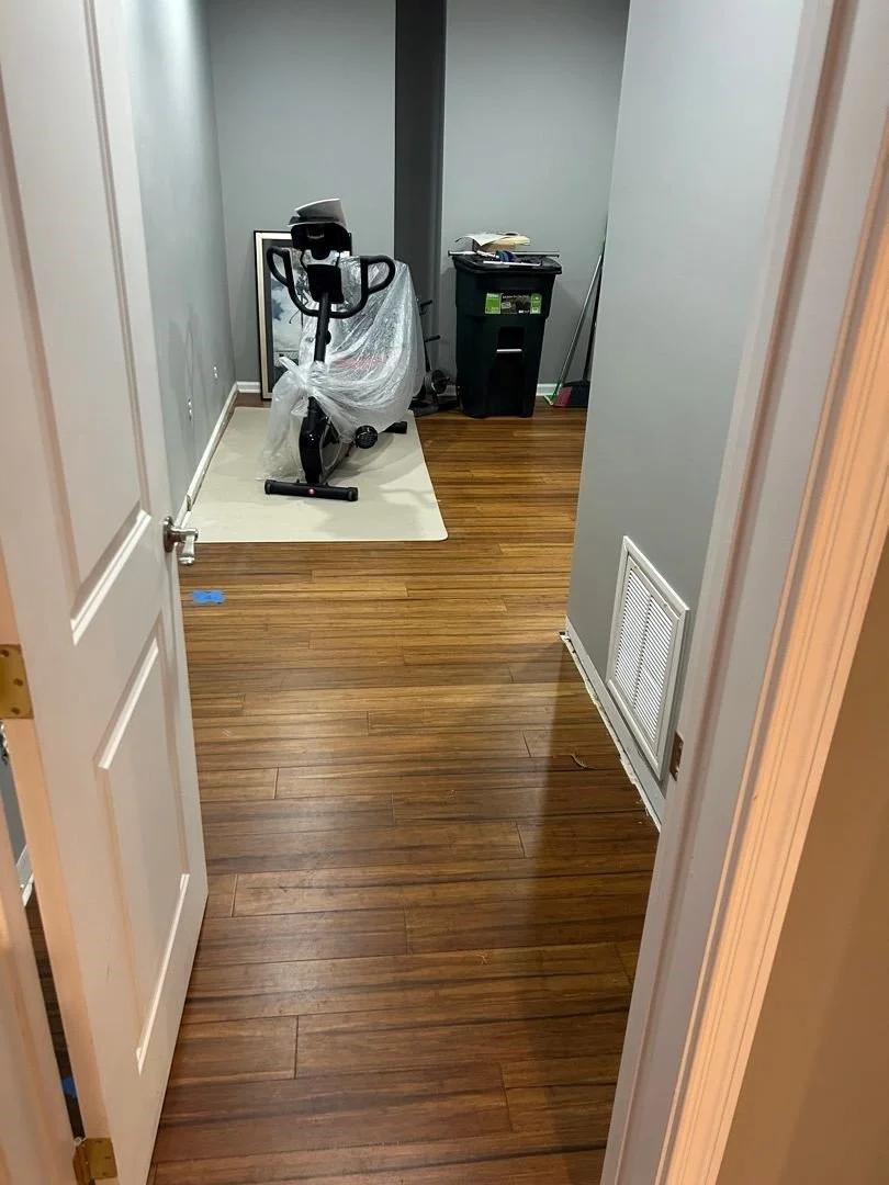 Gym after ServiceMaster mitigation was complete