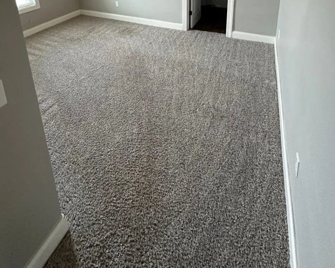 Bedroom carpet after ServiceMaster move out carpet cleaning