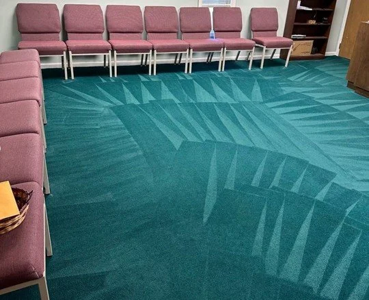 ServiceMaster cleaning of upholstered chairs