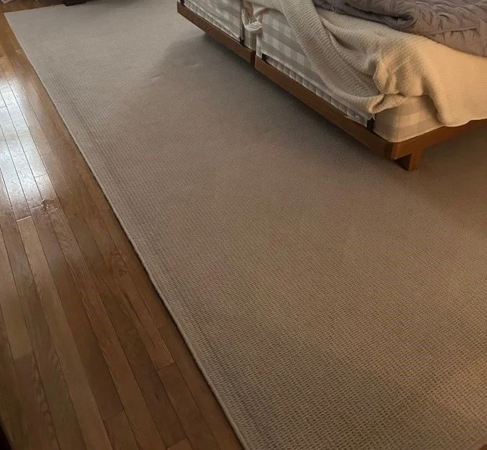 Bedroom rug after ServiceMaster rug cleaning