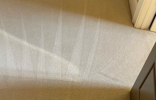 Bedroom carpet after ServiceMaster cleaning