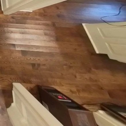 Hardwood floor damage after an icemaker line leaked