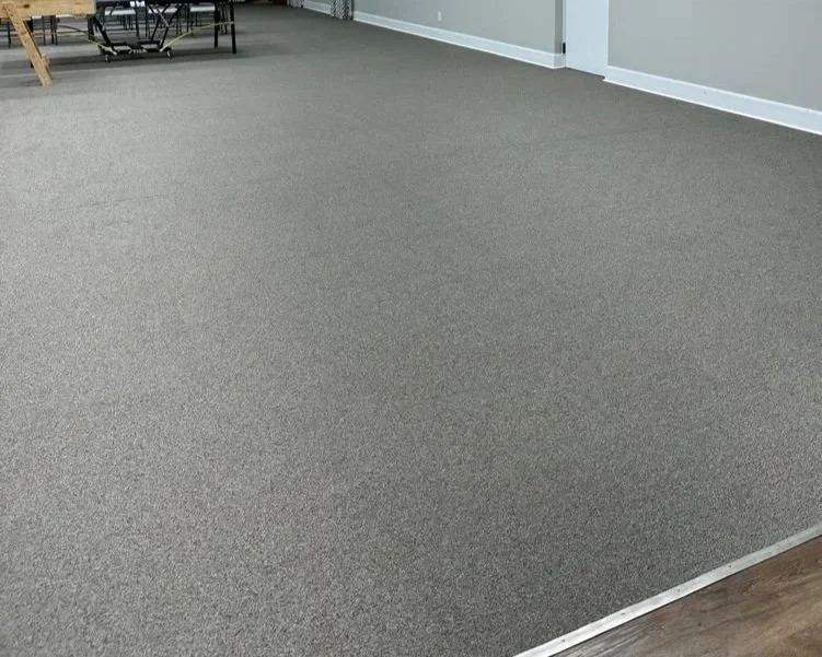 Crooked Creek Baptist Church carpet after ServiceMaster professional carpet cleaning