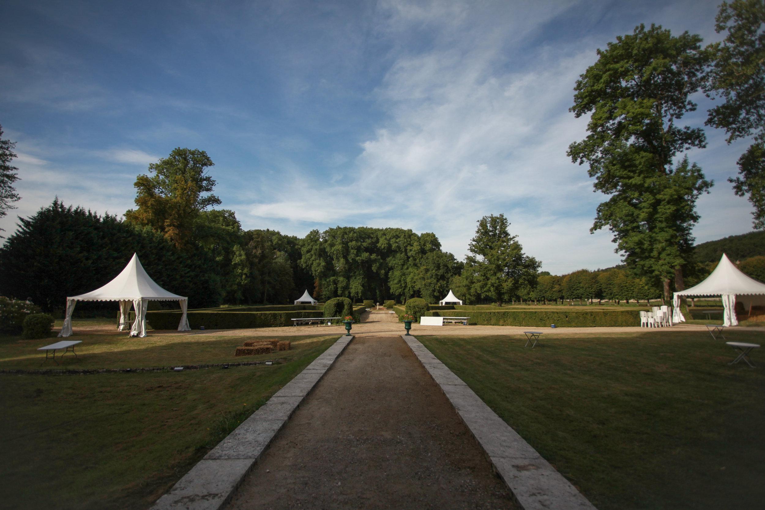 Jardins à la française Château de Taisne