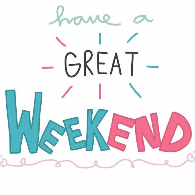 Have a great long weekend everyone! Relax and be safe!